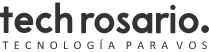 Logo de Tech Rosario con eslogan "Tecnología para vos"