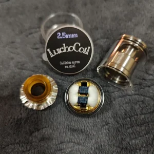 Coil artesanal LuchoCoil 2.5mm 0.23Ω para vapeo