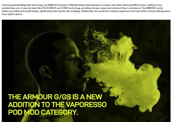 VAPORESSO ARMOUR GS - Imagen 3