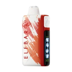 Vaper descartable Elfbar Ice King Strawberry con sabor a frutilla dulce y frescor equilibrado