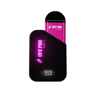 Life Pod ECO II vapeador híbrido con cartucho reemplazable y pantalla