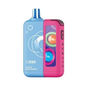 Elfbar JoinOne Ice Kit Grape Raspberry vapeador descartable sabor uva y frambuesa