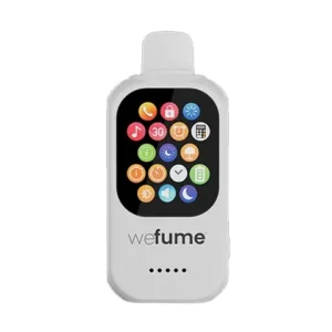 Fume WeFume 30K vapeador descartable color blanco con pantalla táctil y 3 modos